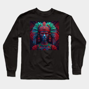 Aztec Lady Long Sleeve T-Shirt